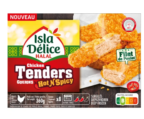 BT 360G TENDERS HOT & SPICY ISLA DELICE