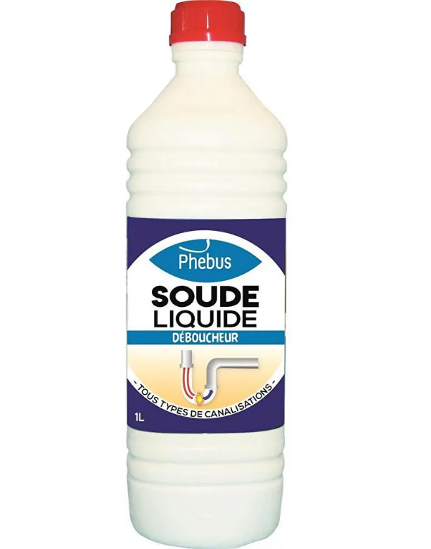 1L Liquid Caustic Soda Drain Cleaner