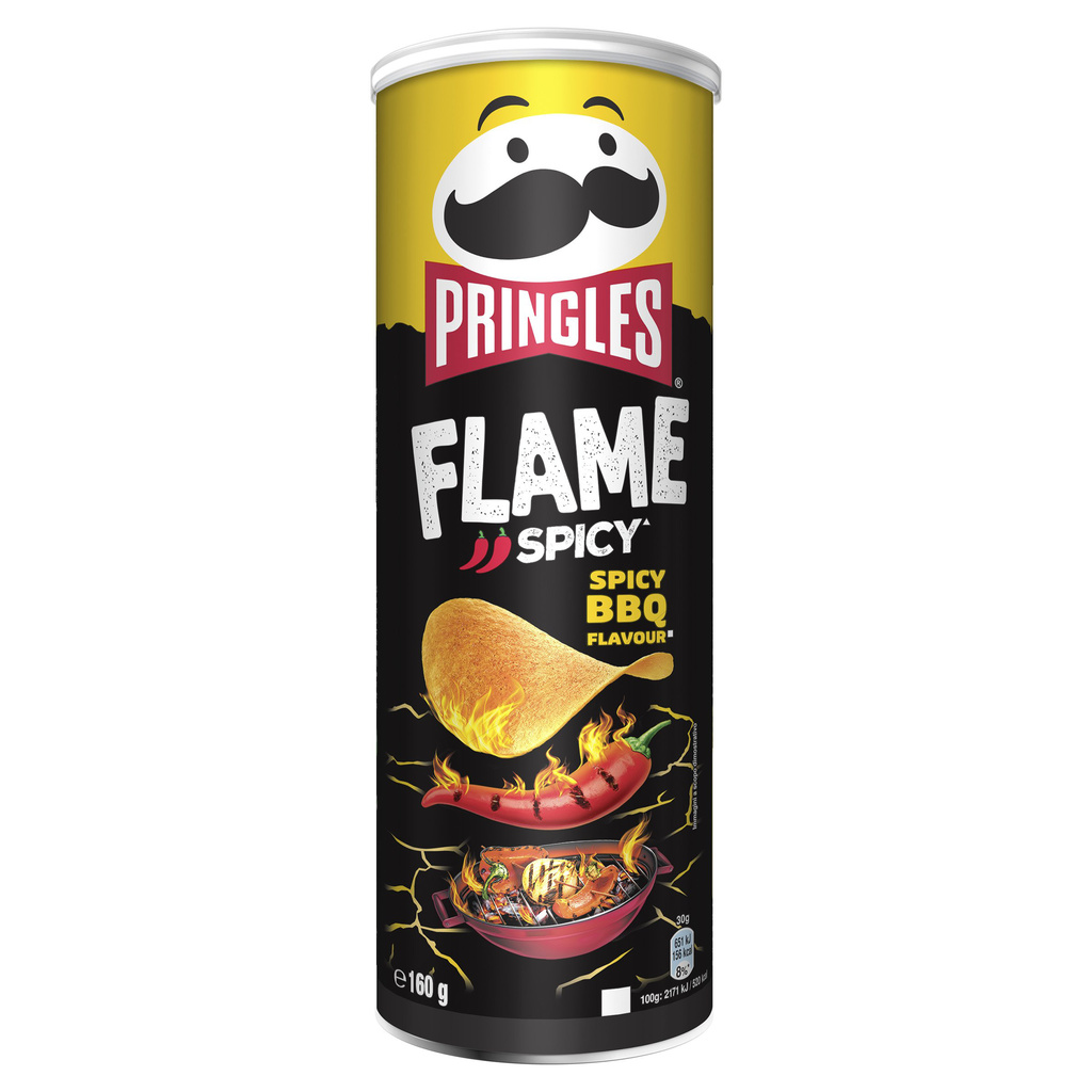 Chips Tuiles Pringles HOT BBQ Ribs - 160g