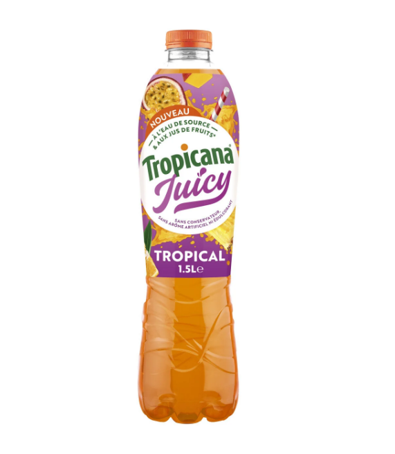 TROPICANA JUICY TROP.PET 1.5L