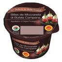 MOZZARELLA DI BUFALA AOP BILLES DBF POT 120 G