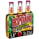 Desperados Tropical - Bière aromatisée au spiritueux Rhum, Fruit de la passion, Citron vert 3x33 cl - 5,90