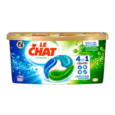 X25 DISCS LESSIVE 4EN1 LE CHAT