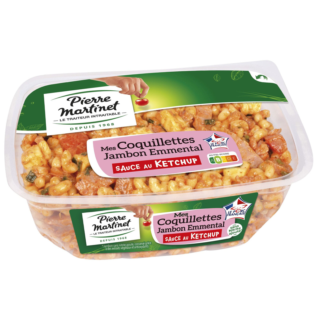 Coquillettes jambon emmental 400g