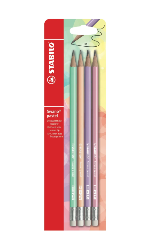 X4 C.PAPIER SWANO PASTEL STABILO