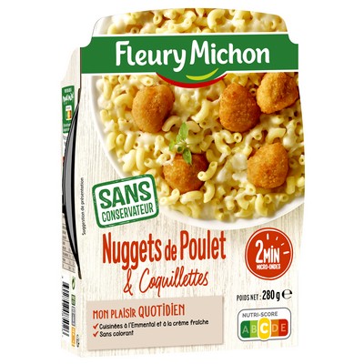 Nuggets & Coquillettes à l'Emmental