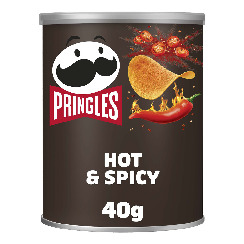 Pringles Hot & Spicy Crisps - 40g