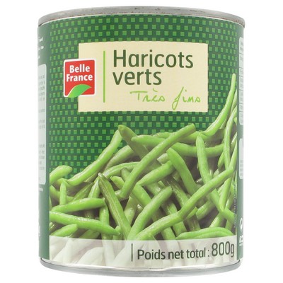 HARICOT VERT TF BF BOITE 4/4 OF 800 G