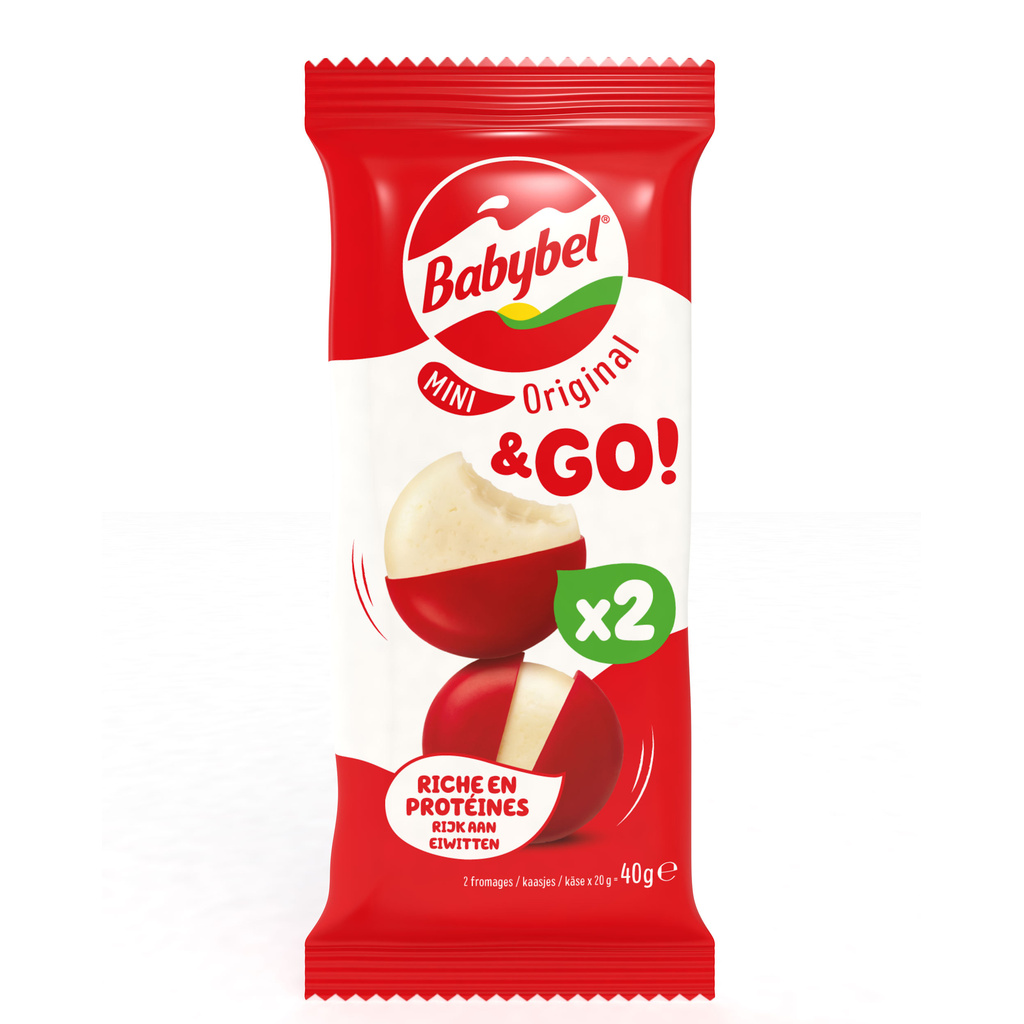 MINI BABYBEL ORIGINAL AND GO 40G