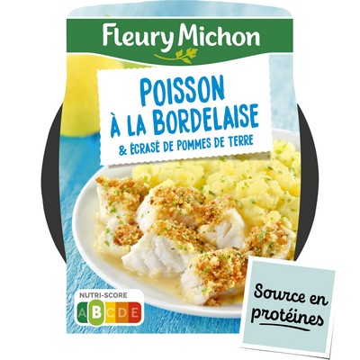 Bordelaise-Style Fish with Mashed Potatoes