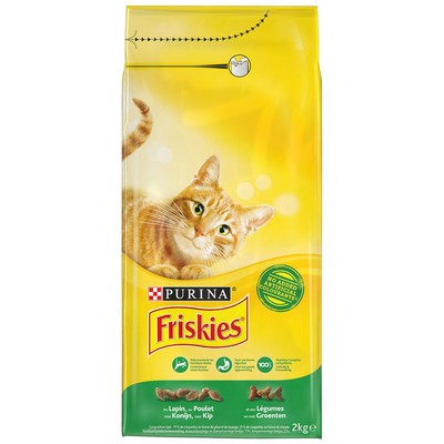 FRISKIES Vitafit Junior : au Poulet, avec du Lait et des Légumes ajoutés - 3KG - Croquettes pour chiot