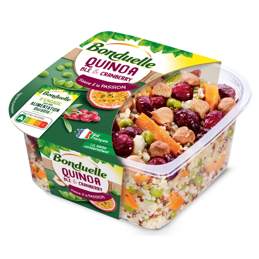 Salade Bonduelle duo quinoa pois doux   250g