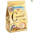 MULINO BIANCO CANESTRINI BUTTER COOKIES WITH POWDERED SUGAR 200G