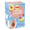 Lipton Infuse à Froid Pêche Framboise 15 Sachets Pyramid
