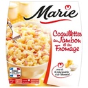 Coquillettes au jambon et au fromage, crème fraîche et emmental 280g MARIE