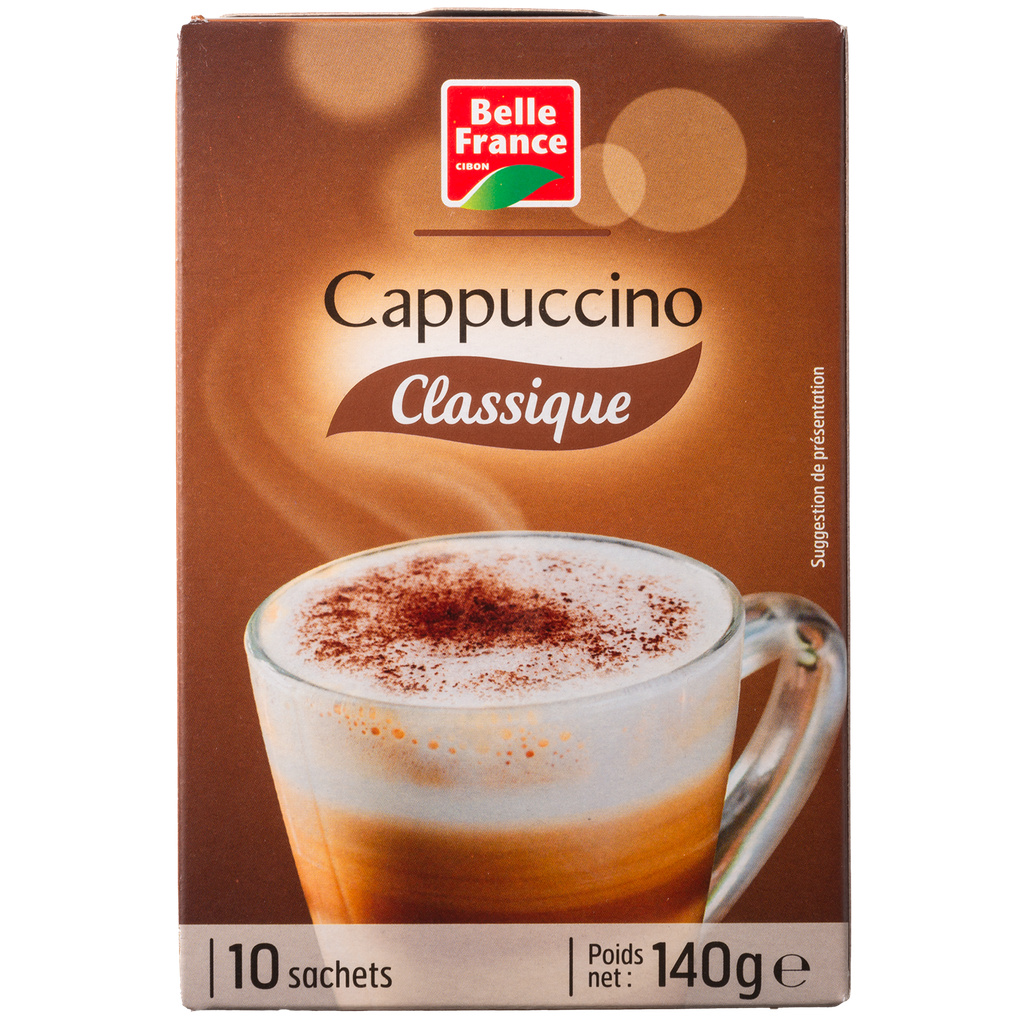 CAPPUCCINO NATURE X 10 SACHETS BF ETUI 140G
