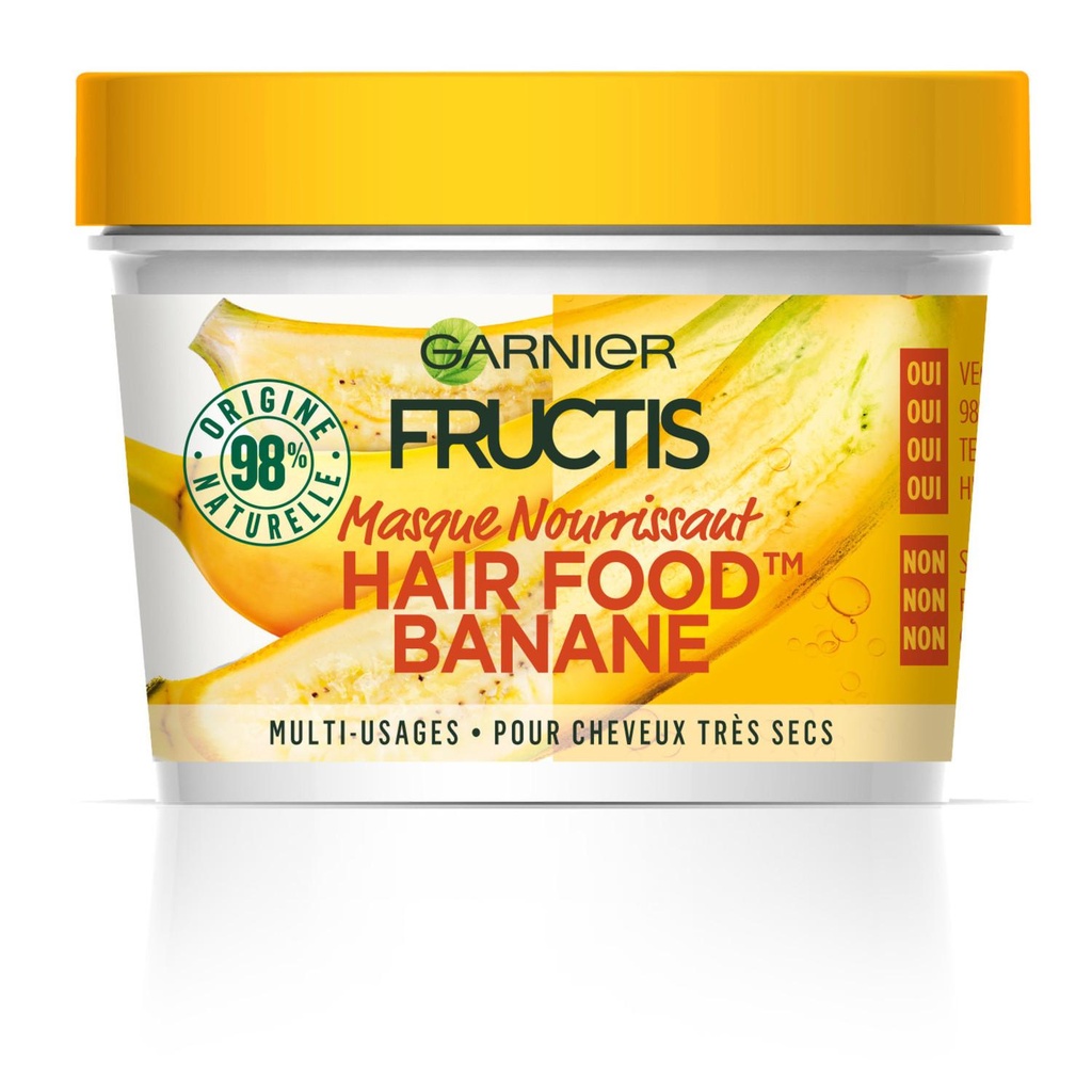 GARNIER FRUCTIS HAIRFOOD MASQUE BANANA J320ML