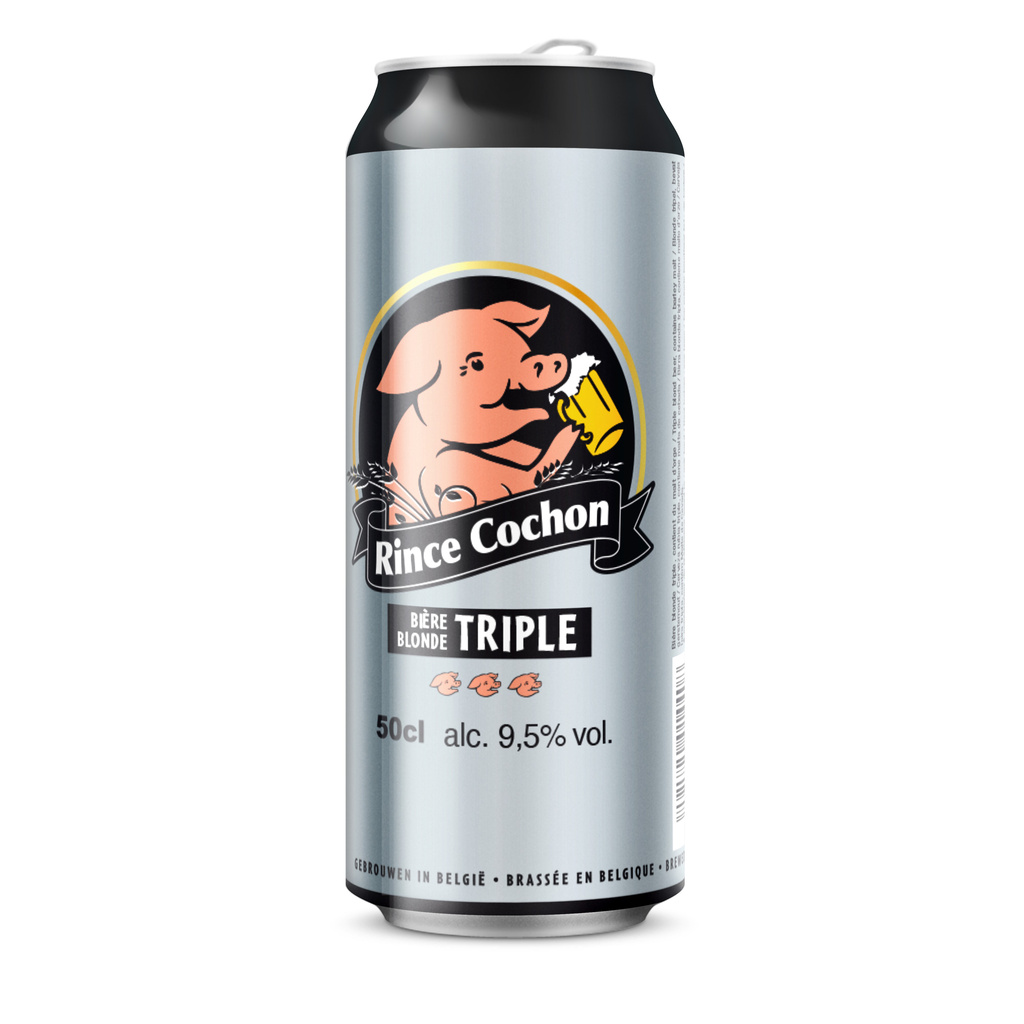 RINCE COCHON TRIPLE 9°5 BOITE 50CL