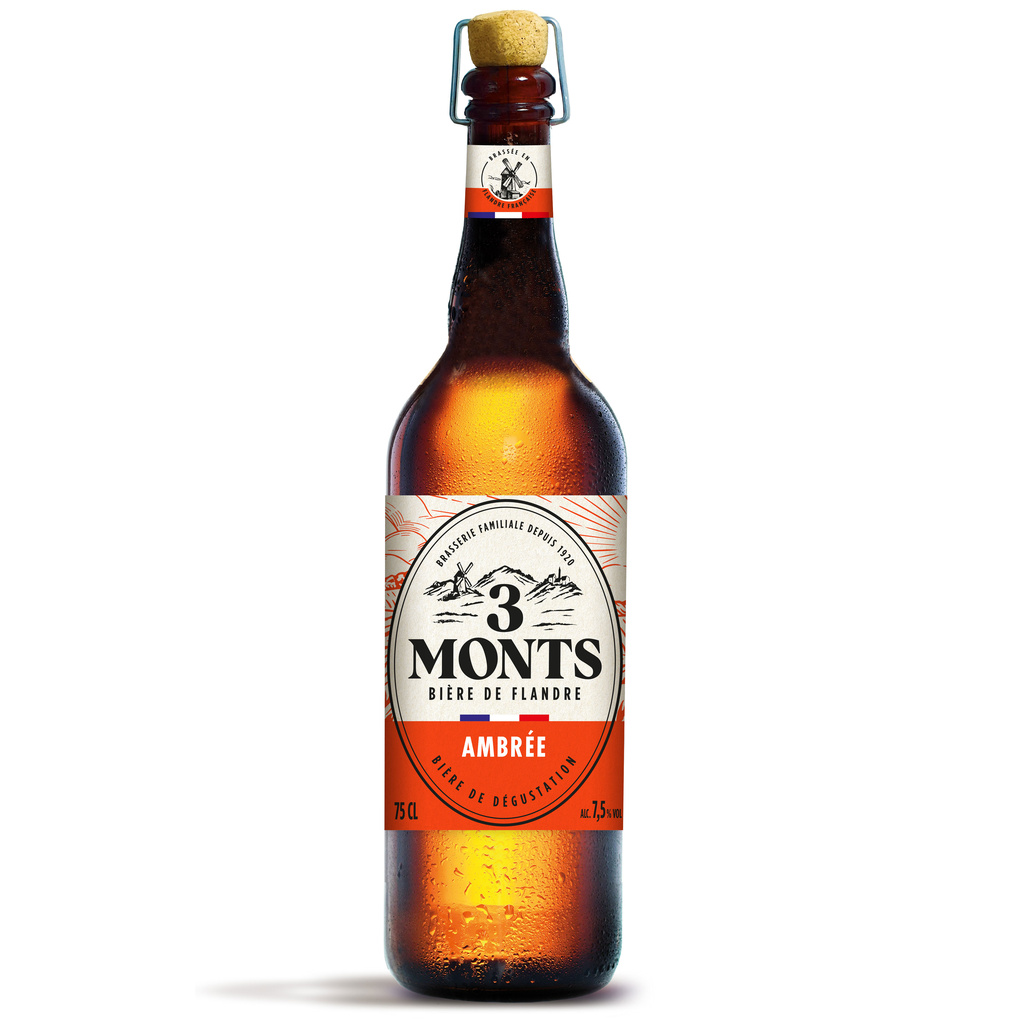 3 MONTS AMBREE 7°5 75CL