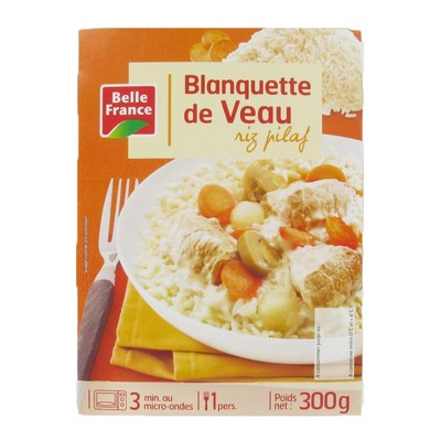 BLANQUETTE VEAU RIZ PILAF BF BARQ MICRO OND 300 G