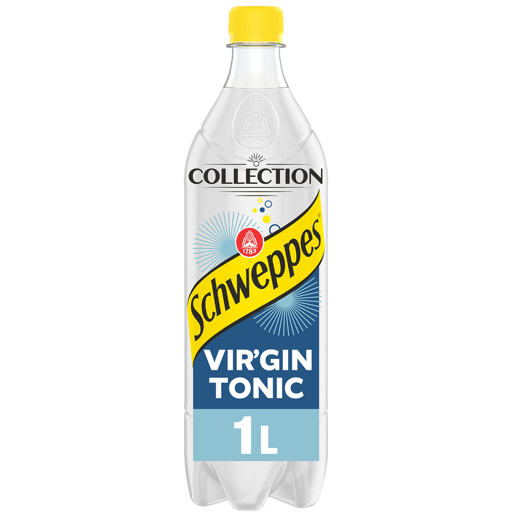 SCHWEPPES COCKTAIL TONIC CITRON PET 1L