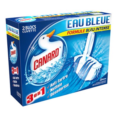 X2 BLOC WC EAU BLEU 5EN1 CANARD