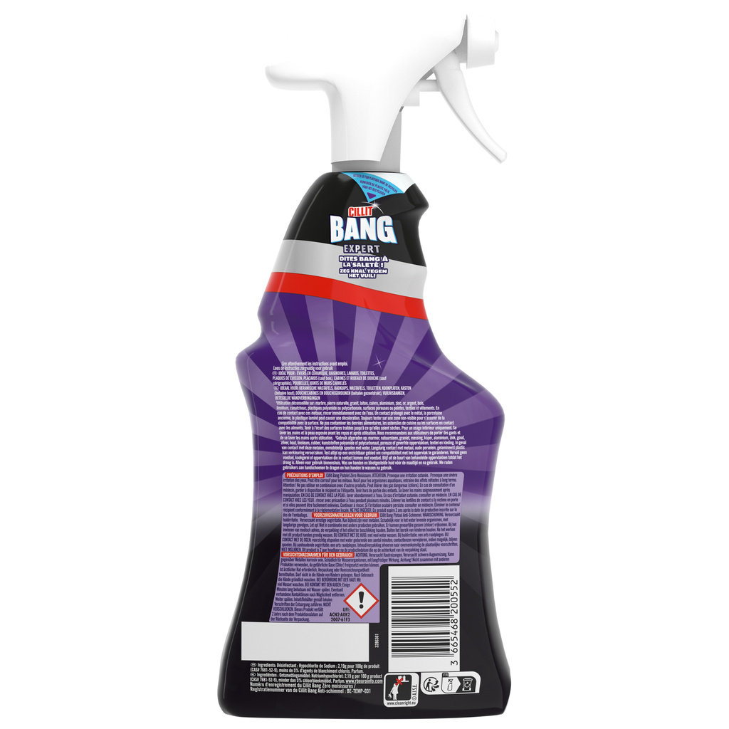 CILLIT BANG Spray nettoyant Expert Anti-moisissures 750ml