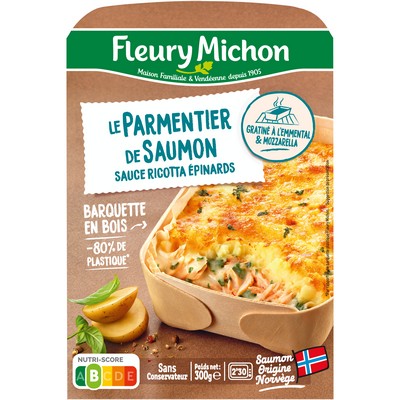 Parmentier de Saumon aux Epinards