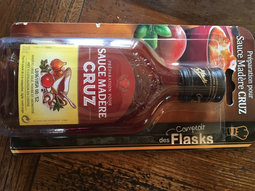 Blister CRUZ Madeira Sauce 20cl 0°