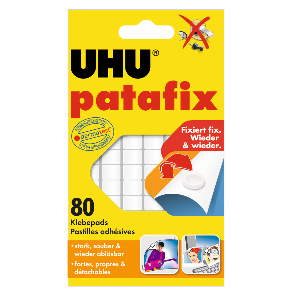 Patafix blanche 80 pastilles