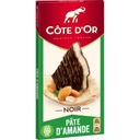 Côte d'Or Chocolat Noir Fourré Pâte d'Amande 150g