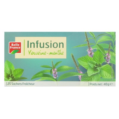 INFUSION VERVEINE MENTHE X 25 SACHETS BF ETUI