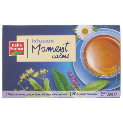 Calm Moment Herbal Tea x20 Sachets Belle France Box