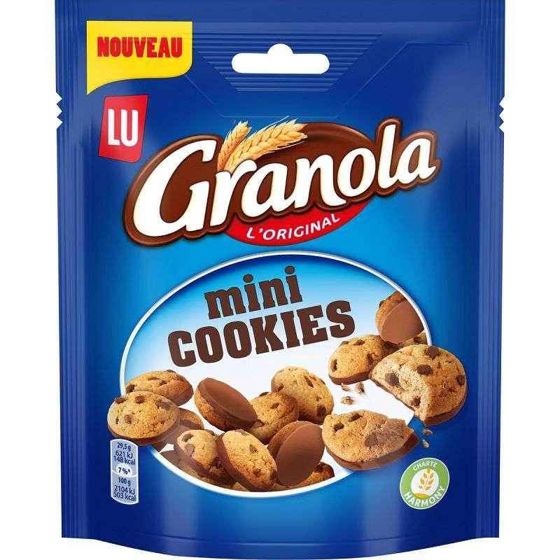 Granola Mini Cookies Nappés Chocolat 110G