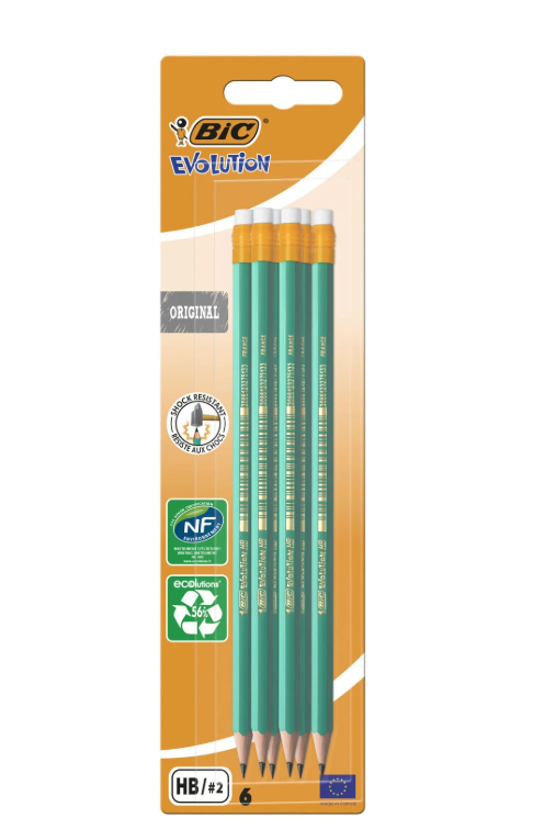 BIC EVOLUTION ORIGINAL PENCILS