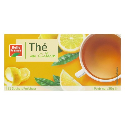 Lemon Tea x25 Sachets Belle France Box