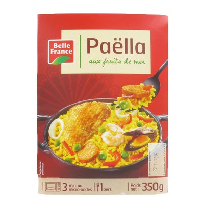 PAELLA AUX FRUITS DE MER BF BARQ MICRO OND 350 G