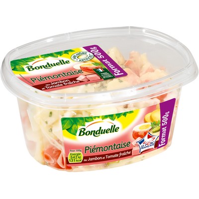 Salade Bonduelle piémontaise jambon tomate   500g