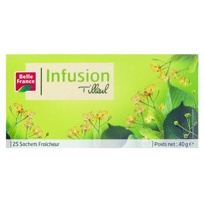 Linden Herbal Tea x25 Sachets Belle France Box