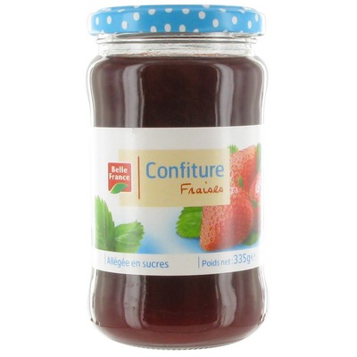 CONFITURE ALLEGEE FRAISE BF POT 335 G
