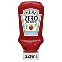 Heinz Ketchup 230g zéro sel ajouté 70% moins de sucres flacon souple top down 220ml