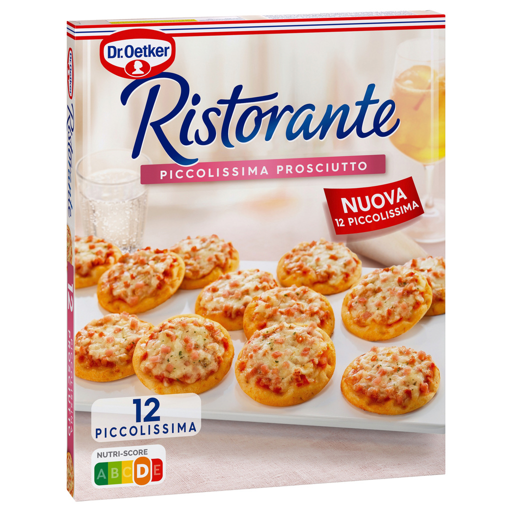 Pizza Dr. Oetker Ristorante Piccolissima 12 Minis Pizza - Jambon 288g