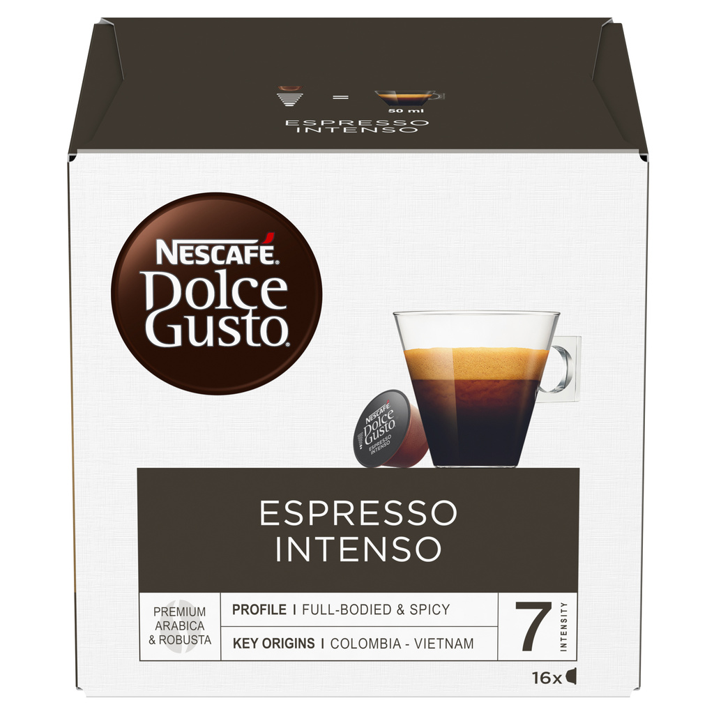 Capsules NESCAFÉ DOLCE GUSTO Espresso Intenso 16 Capsules