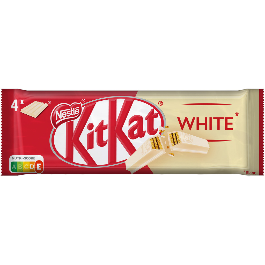 KITKAT White white chocolate bar, 4x41.5g