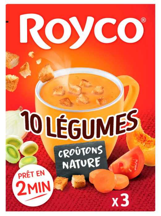 Royco Extra craquant 10 légumes et croûtons