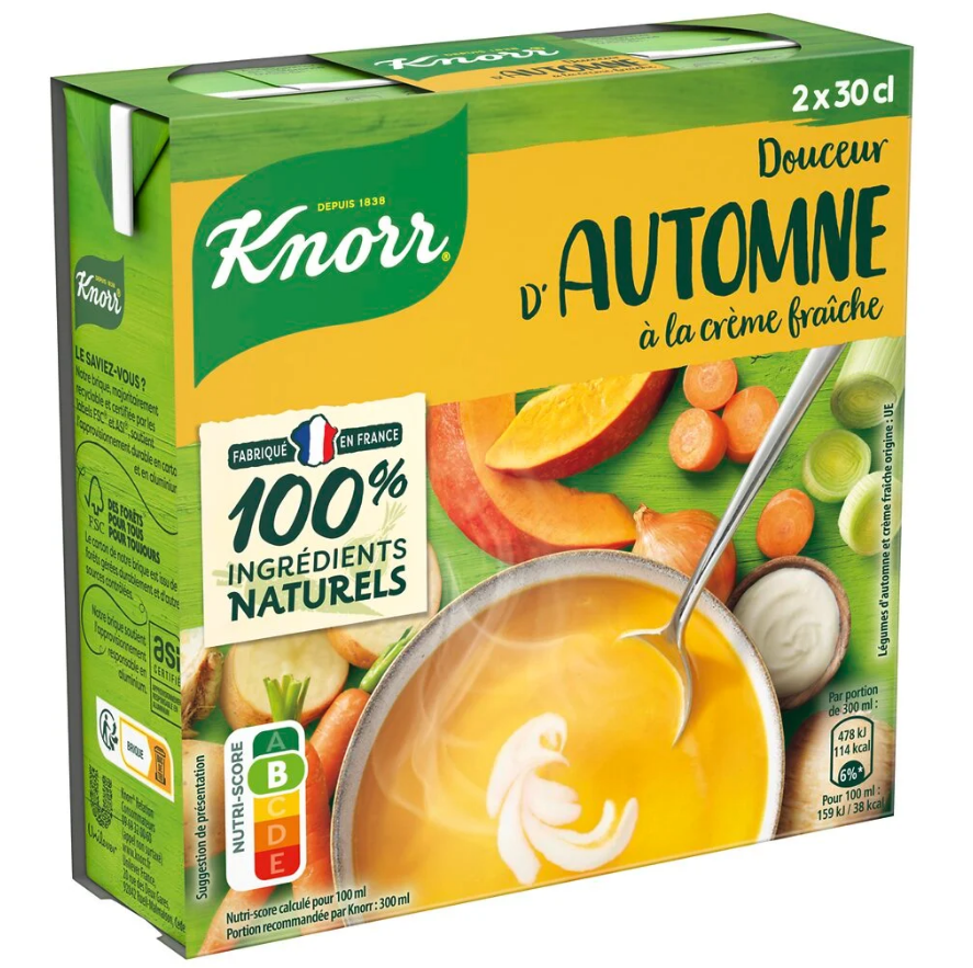 2X30CL SOUPE DOUCEUR AUTOMNE KNORR