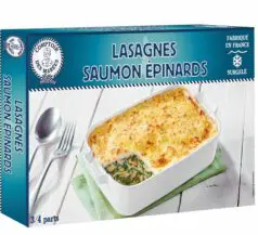900G LASAGNES SAUMON EPINARDS CPT MAREES