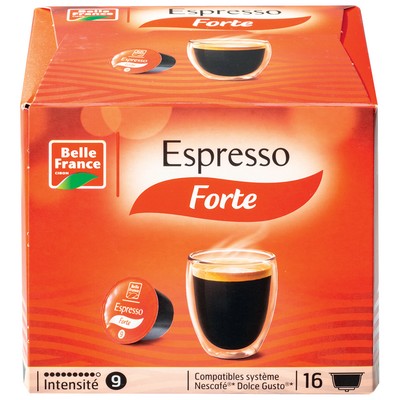 DG Expresso Forte Capsules x16 Belle France Box 120g