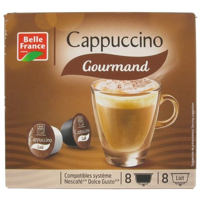 DG Cappuccino Capsules x16 Belle France Box 172g