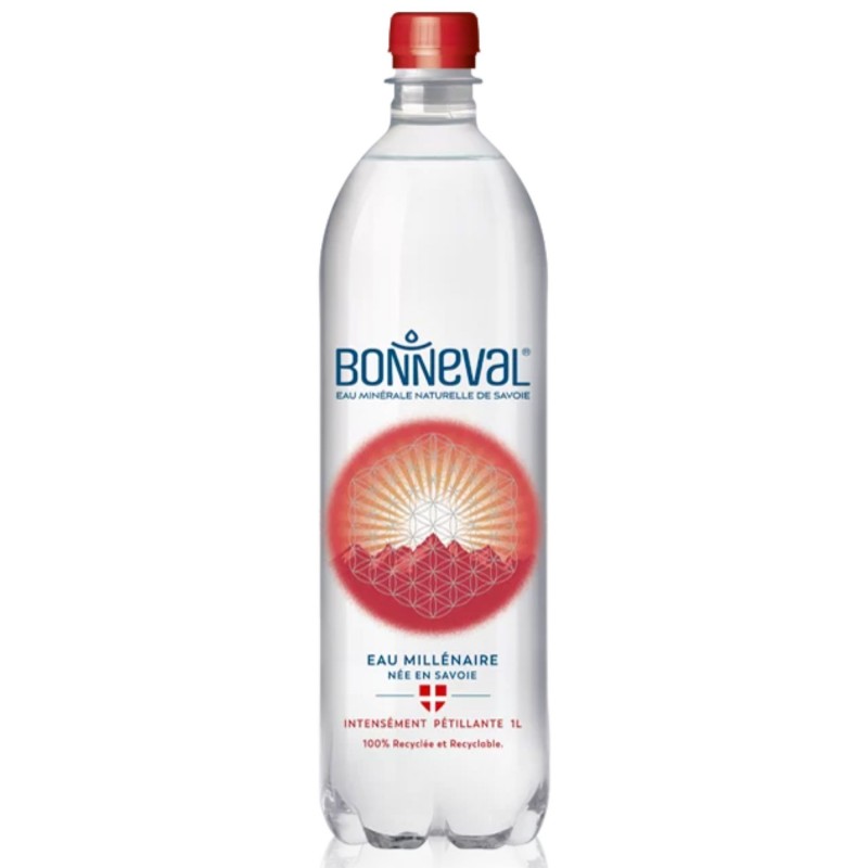 1L EAU MINERALE NAT.GAZEUSE BONNEVAL